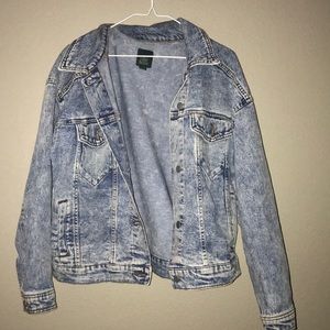 Over sized jean jacket
